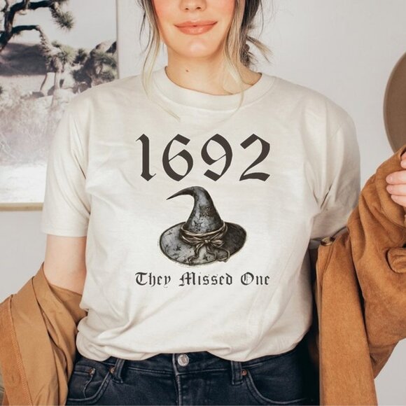 Unbranded Other - 1692 They Missed One Shirt, Halloween T-Shirt, Salem Witch Shirt